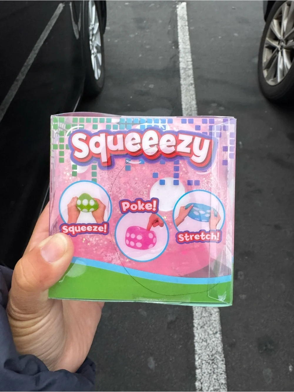 Squeezy Pink Sensory Squeeze & Stretch Toy -